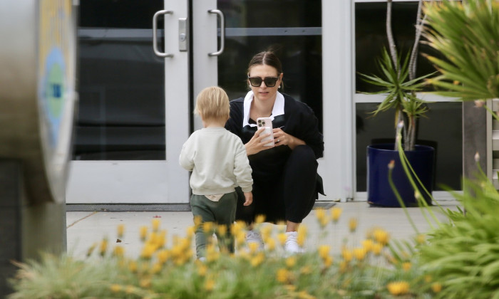 EXCLUSIVE: Maria Sharapova is Spotted Out on Mother's Day With Her Son in Los Angeles