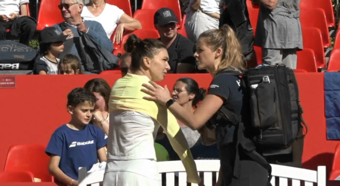 Simona Halep conducea cu 1-0 la seturi și a abandonat! McCartney Kessler e în turul 2 la Trophee Clarins