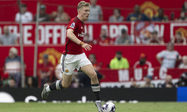 Manchester, England, May 2th 2024: Rasmus Hojlund of Man Utd in action during the Premier League football match between