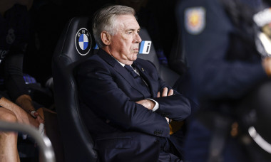 Madrid, Spain May 14, 2024, Carlo Ancelotti, head coach of Real Madrid during the Spanish championship La Liga football match between Real Madrid and Deportivo Alaves on May 14, 2024 at Santiago Bernabeu stadium in Madrid, Spain