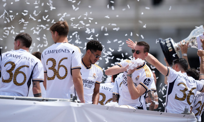 Real Madrid celebration of 36th Title of LaLiga in Cibeles, Nadrid, Spain - 12 May 2024