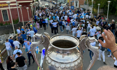 Sărbătoare la Hunedoara, la trei zile de la câștigarea Cupei României