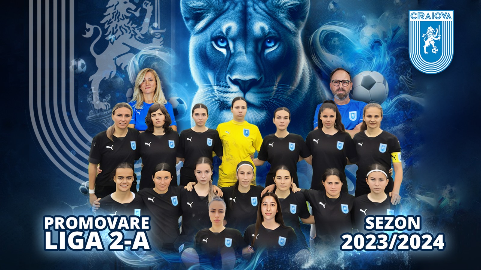 Universitatea Craiova a promovat în Liga 2 de fotbal feminin: ”Am îndrăzni să ne gândim la Craiova Maxima”