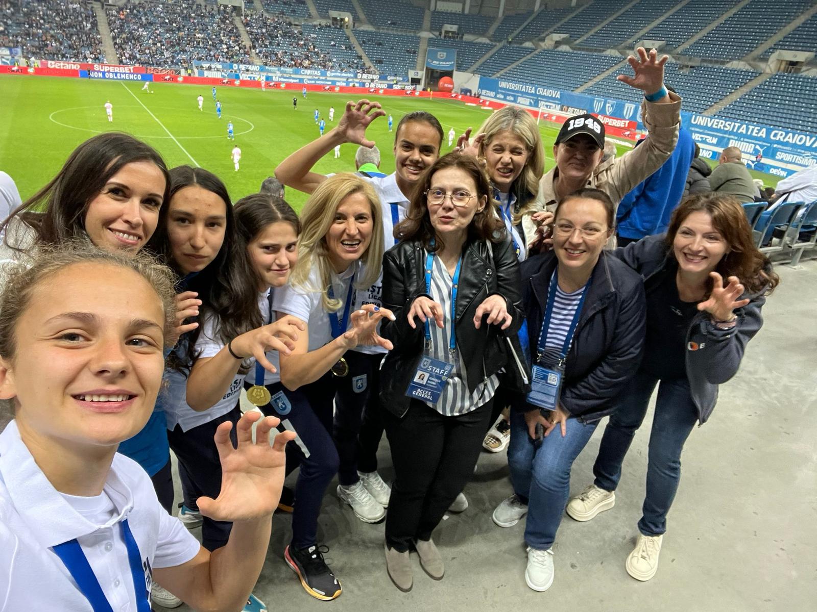 Universitatea Craiova a promovat în Liga 2 de fotbal feminin: ”Am îndrăzni să ne gândim la Craiova Maxima”