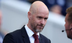 Manchester United manager Erik ten Hag during the Premier League match at the Amex Stadium, Brighton and Hove. Picture date: Sunday May 19, 2024.