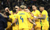 UEFA Friendly: Romania vs. Northern Ireland Dennis Man scores the equalizer and celebrates with his teammates Nicolae St
