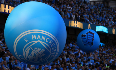 Etihad Stadium, Manchester, UK. 19th May, 2024. Premier League Football, Manchester City versus West Ham United; fans celebrate Manchester City&apos;s historic fourth consecutive FA Premier League title Credit: Action Plus Sports/Alamy Live News