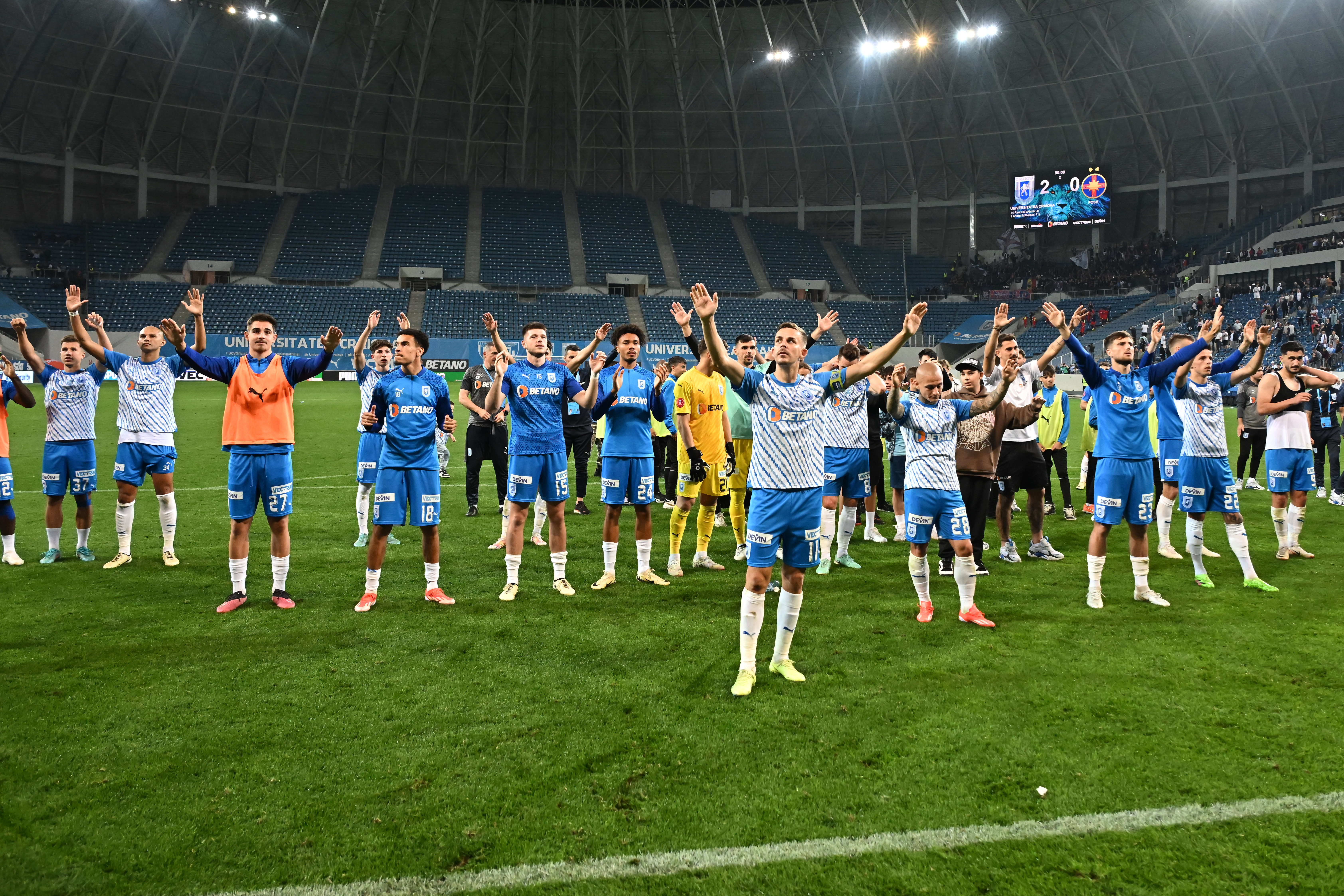 Universitatea Craiova, victorie la limită cu o echipă de Liga 2 în ultimul amical al verii