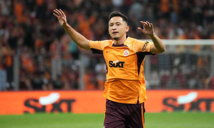 Galatasaray team continues their training sessions at Rams Park Stadium for the UEFA Champions League second qualifying round second-leg match against Zalgiris Vilnius scheduled for August 2nd in Istanbul , Turkey on July 30, 2023.