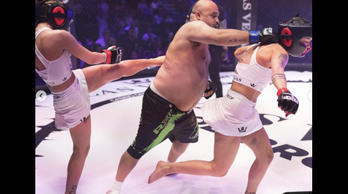 Bătaie între un bărbat și două femei / Foto: Instagram@rxfmma