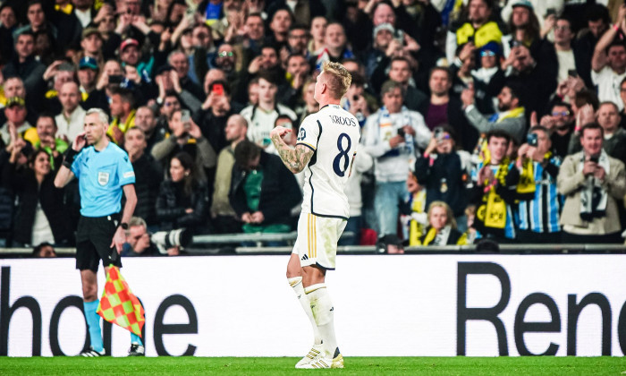 Auswechslung Toni Kroos (Real Madrid, 08) ENG, Borussia Dortmund vs. Real Madrid, Fussball, Champions League, Finale, Sa