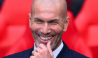 Zinadine Zidane reacts during the Final Champions League match between Real Madrid CF and Borussia Dortmund at Wembley S