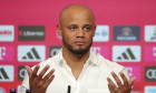 firo : 30.05.2024, Football, Football, 1. League, 1. Bundesliga, Presentation of Vincent Kompany as new coach of FC Bayern Munich,