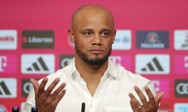 firo : 30.05.2024, Football, Football, 1. League, 1. Bundesliga, Presentation of Vincent Kompany as new coach of FC Bayern Munich,