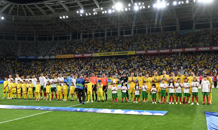 FOTBAL:ROMANIA-BULGARIA, AMICAL (4.06.2024)