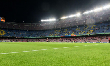 View inside Camp Nou stadium before the UEFA Womens Champions League group stage match between FC Barcelona and FC Bayern Munich at Camp Nou in Barcelona, Spain. (Sven Beyrich/SPP) Credit: SPP Sport Press Photo. /Alamy Live News