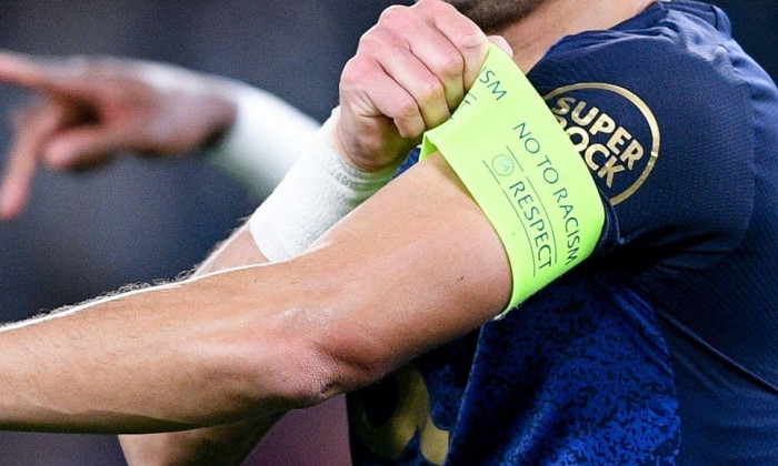 Rome, Italy. 24th Feb, 2022. Pepe of FC Porto wears the captain's armband during the UEFA Europa League Knockout Round Play-Offs Leg two between SS Lazio and FC Porto at Stadio Olimpico, Rome, Italy on 24 February 2022. Credit: Giuseppe Maffia/Alamy Live