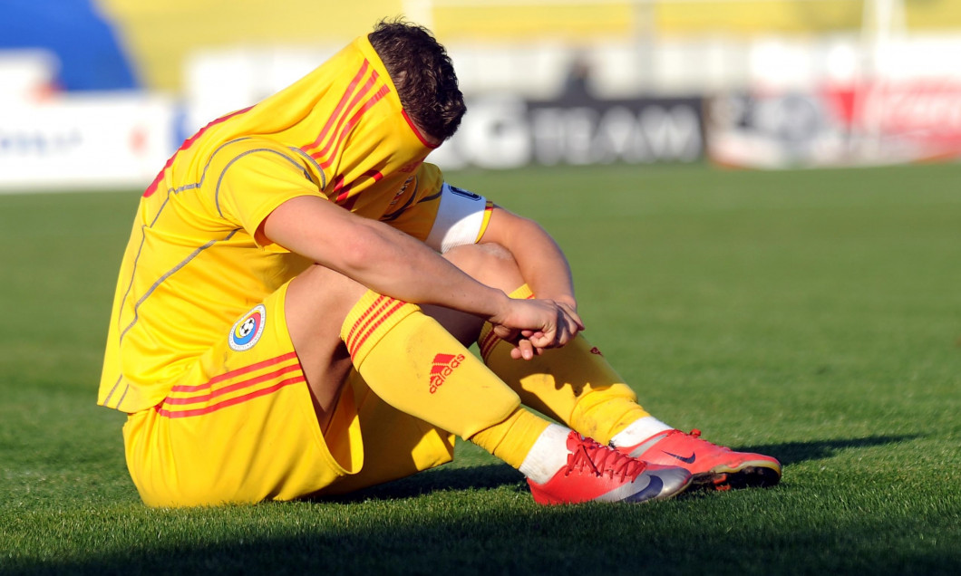 FOTBAL:ROMANIA-ANGLIA TINERET U 21 0-0,PRELIMINARIILE CE 2011 (12.10.2010)