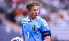 240608 Belgium vs Luxembourg Kevin De Bruyne of Belgium (Manchester City) pictured during a friendly football game betwe