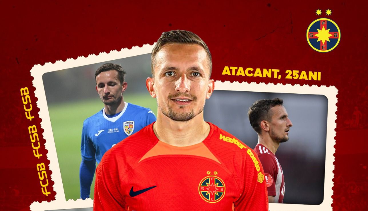 Marius Ștefănescu a semnat! FCSB, al treilea transfer al verii: ce număr va purta
