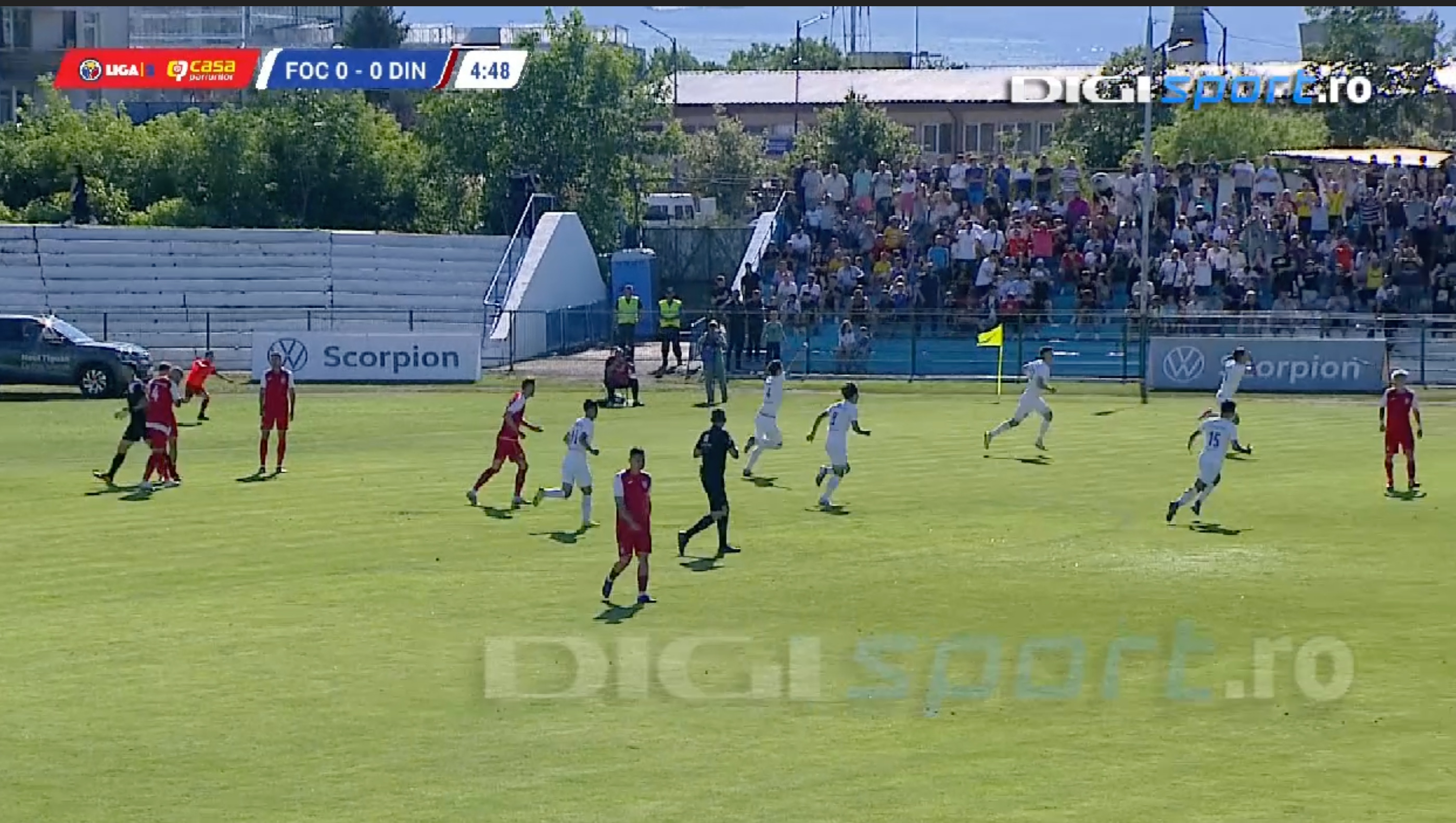 CSM Focșani - CS Dinamo 1-0, ACUM, pe Digi Sport 1. Azi se decide ultima echipă promovată în Liga 2