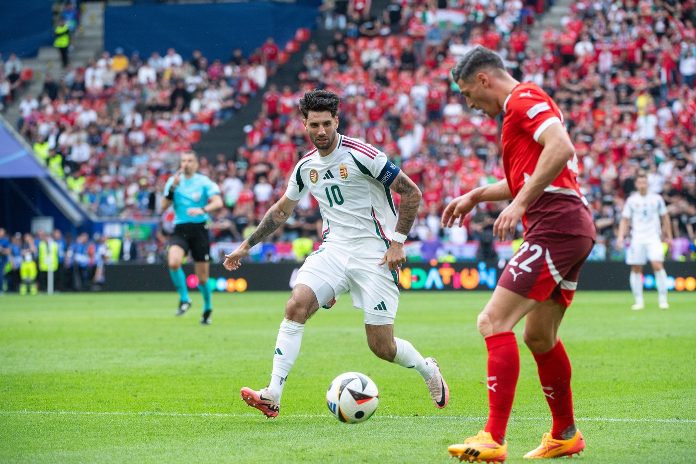 S-a scris istorie în Ungaria - Elveția 1-3, al doilea meci de la EURO 2024