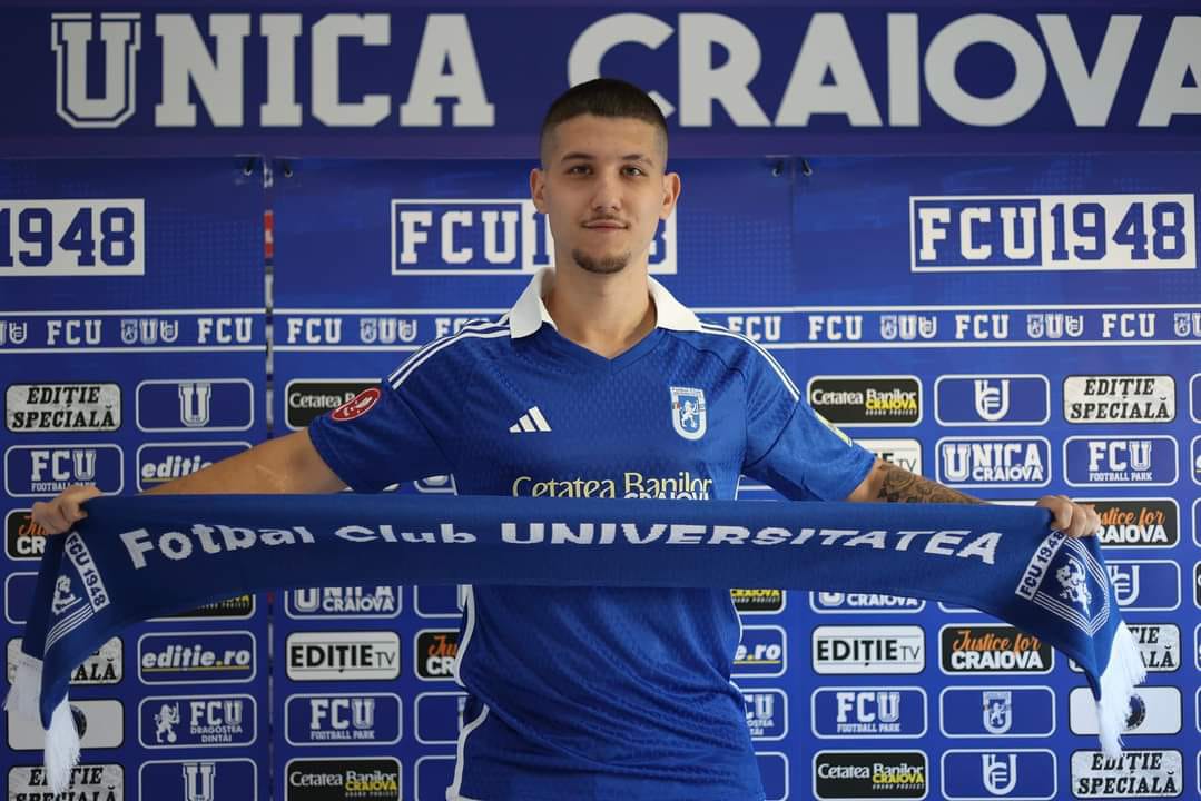 Transfer la FCU Craiova: ”Contract valabil pentru un sezon cu opțiune de prelungire pentru încă trei”