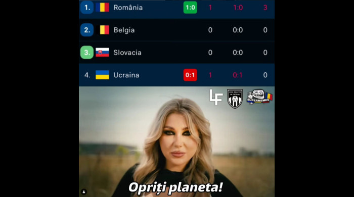 Cele mai tari meme-uri după România - Ucraina / Foto: Instagram