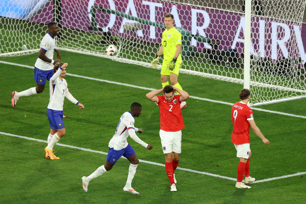 Austria - Franța 0-1. Debut cu emoții la EURO 2024 pentru ”Cocoșul Galic”. Mbappe a ieșit accidentat de pe teren