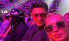 Anamaria Prodan și Ronald Gavril, la MGM Grand Garden Arena, din Las Vegas / Foto: Instagram-@anamariaprodanreghecampf