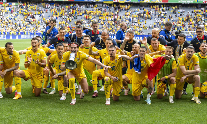 17.06.2024, Fussball UEFA EURO, EM, Europameisterschaft,Fussball 2024, Vorrunde, Match 10, Rumänien - Ukraine, in der Fu