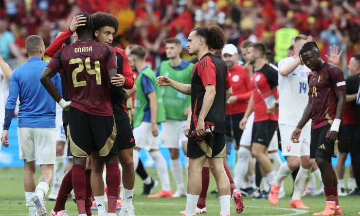 SOCCER EURO 2024 GROUP STAGE BELGIUM VS SLOVAKIA