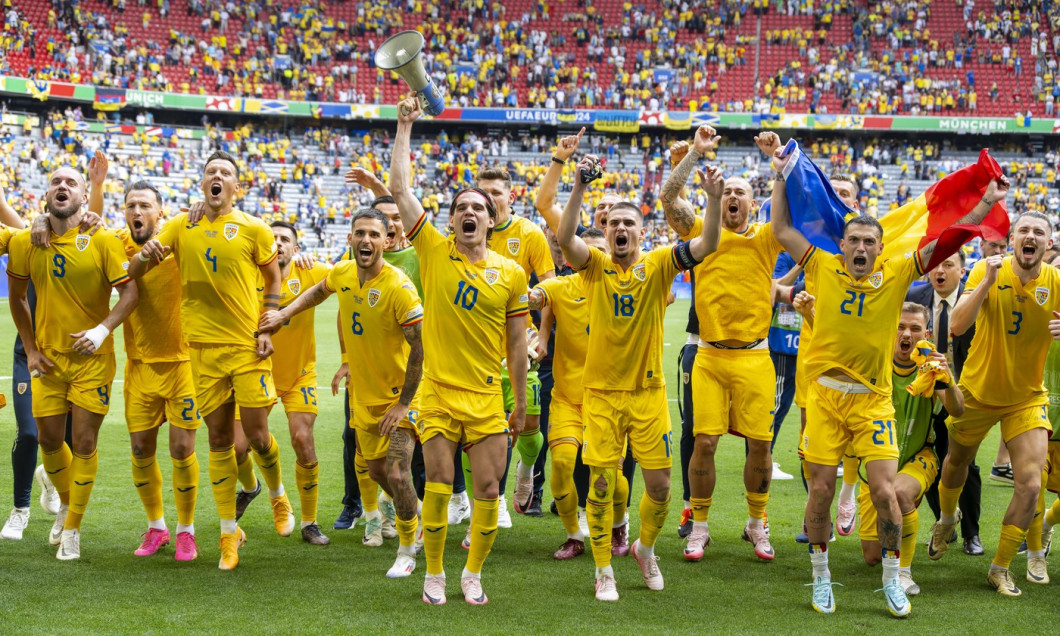 17.06.2024, Fussball UEFA EURO, EM, Europameisterschaft,Fussball 2024, Vorrunde, Match 10, Rumänien - Ukraine, in der Fu