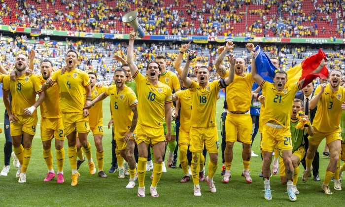 17.06.2024, Fussball UEFA EURO, EM, Europameisterschaft,Fussball 2024, Vorrunde, Match 10, Rumänien - Ukraine, in der Fu