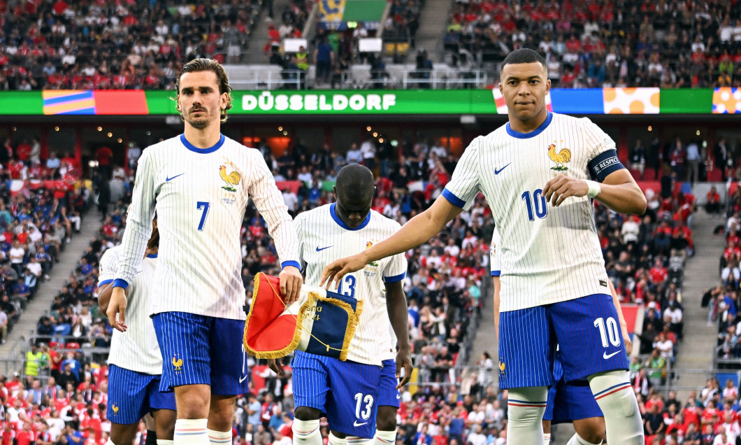 Fussball, Europameisterschaft, EURO 2024, Gruppe D, Merkur Spiel-Arena Düsseldorf: Österreich - Frankreich 0:1; Kylian M