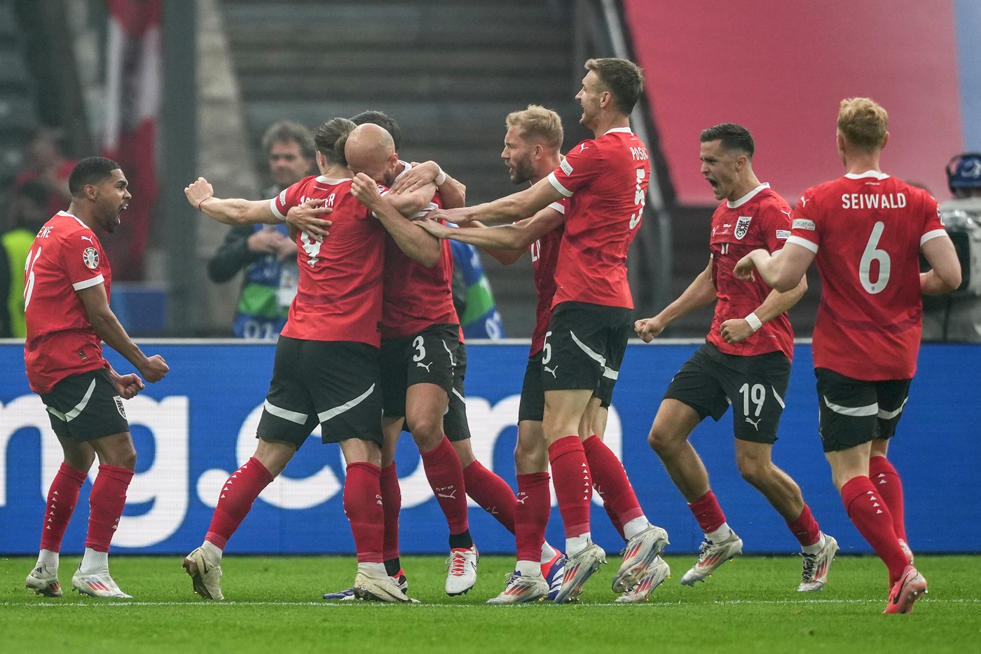 Polonia - Austria 1-3. Austriecii speră în continuare la calificarea în ”optimi” la EURO 2024