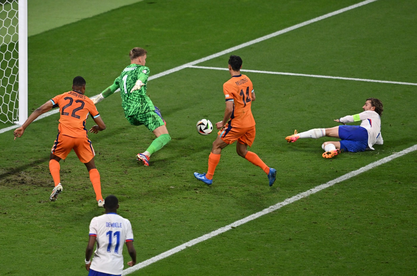 Olanda - Franța 0-0. Prima remiză albă de la EURO 2024! Kylian Mbappe a rămas rezervă neutilizată