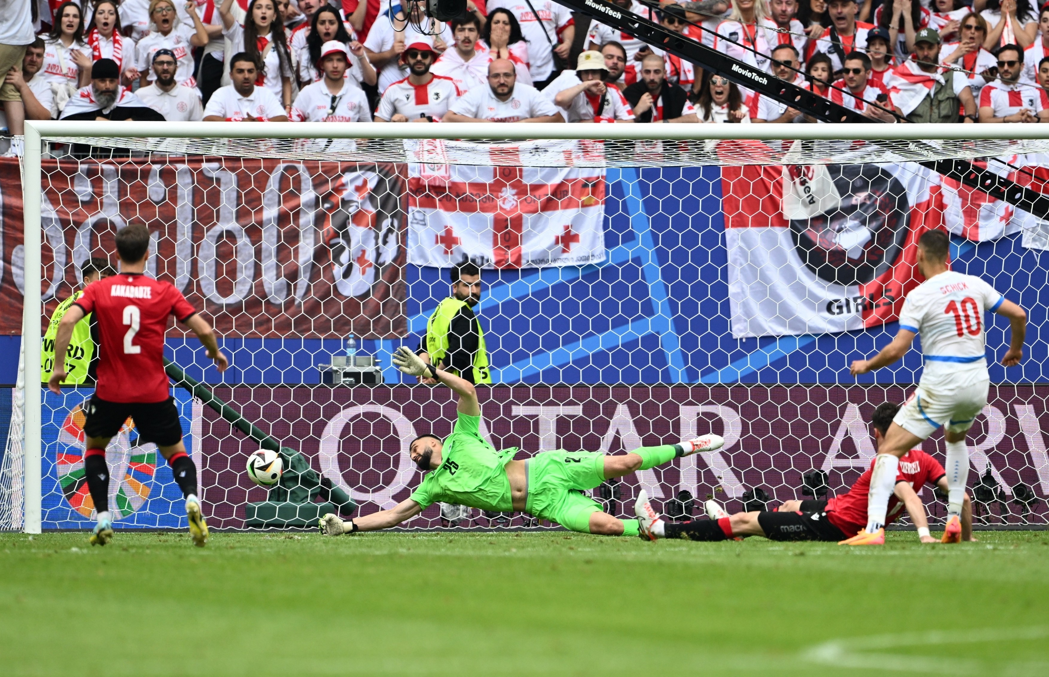 Georgia - Cehia 1-1. Georgienii au obținut primul punct din istorie la un turneu final