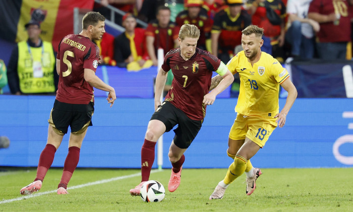 22.06.2024, Fussball, Euro 2024, Vorrunde, Belgien - Rumaenien, GER, Koeln, Cologne Stadium Bild: v. li. Jan Vertonghen