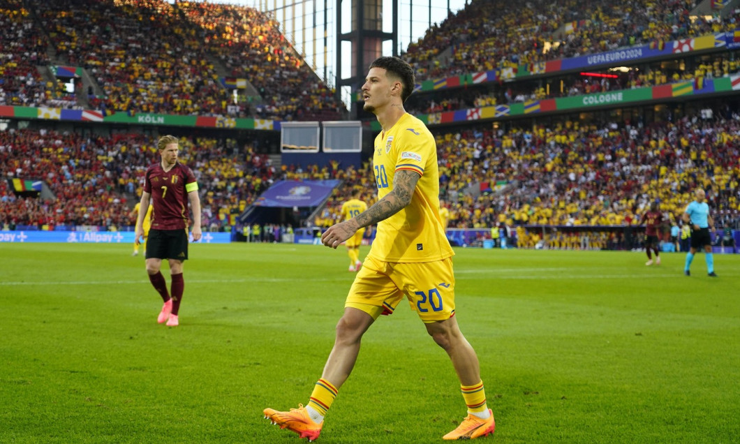 GER: Belgium v Romania. UEFA EURO, EM, Europameisterschaft,Fussball 2024 Dennis Man of Romania during the UEFA Euro 2024