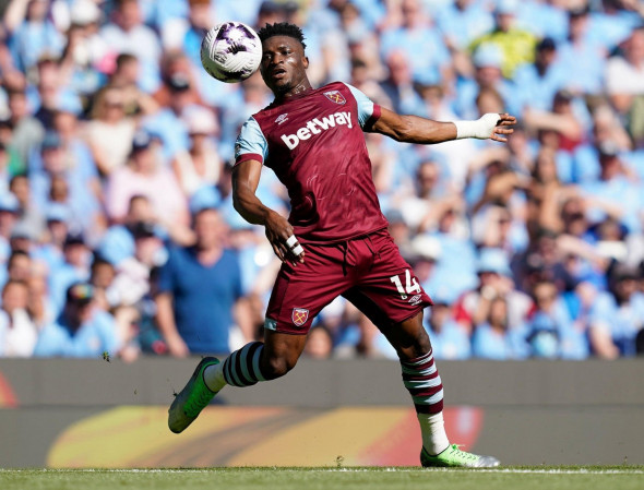 Manchester, UK. 19th May, 2024. Mohammed Kudus of West Ham United during the Premier League match at the Etihad Stadium, Manchester. Picture credit should read: Andrew Yates/Sportimage Credit: Sportimage Ltd/Alamy Live News
