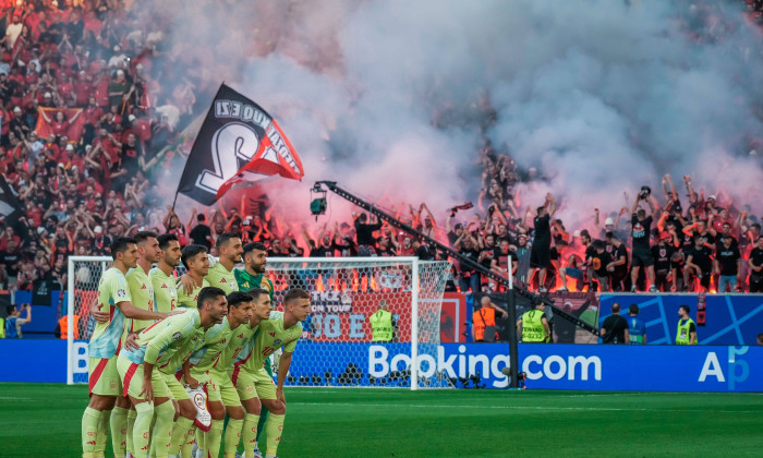 EURO 2024 - Matchday 3, Group B: Albania vs. Spain Spain pose for the team picture before the EURO 2024 Matchday 3, Grou