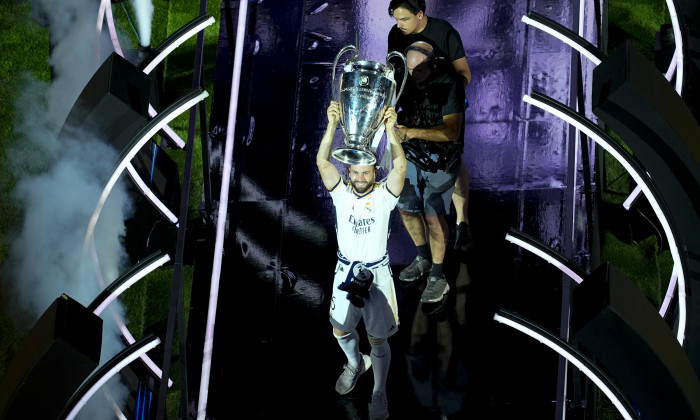 Real Madrid celebration after winning their 15th UEFA Champions League Title