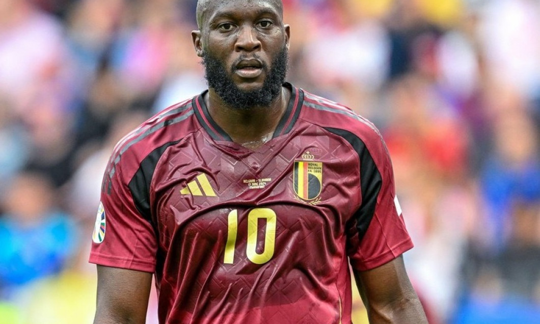 Romelu Lukaku (10) of Belgium during a soccer game between the national teams of Belgium, called the Red Devils and Slovakia on the first matchday in Group E in the group stage of the UEFA Euro 2024 tournament , on Monday 17 June 2024 in Frankfurt , Ge