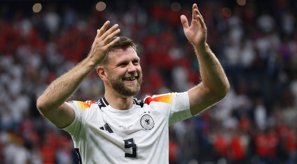 BAU// 23.06.2024 Frankfurt Fußball EM 2024 Schweiz vs. Deutschland, Niclas Füllkrug (GER) *** BAU 23 06 2024 Frankfurt F
