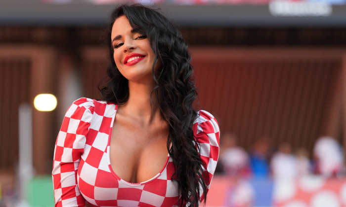 Croatian influencer and football supporter Ivana Knoll poses during UEFA EURO, EM, Europameisterschaft,Fussball 2024 - C