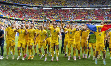 17.06.2024, Fussball UEFA EURO, EM, Europameisterschaft,Fussball 2024, Vorrunde, Match 10, Rumänien - Ukraine, in der Fu