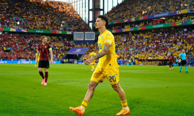 Koln, Germany. 22nd June, 2024. Dennis Man of Romania during the UEFA Euro 2024 match between Belgium and Romania, Group E, date 2, played at Rhein Energie Stadium on June 22, 2024 in Koln, Germany. (Photo by Bagu Blanco/PRESSINPHOTO) Credit: PRESSINPHOTO