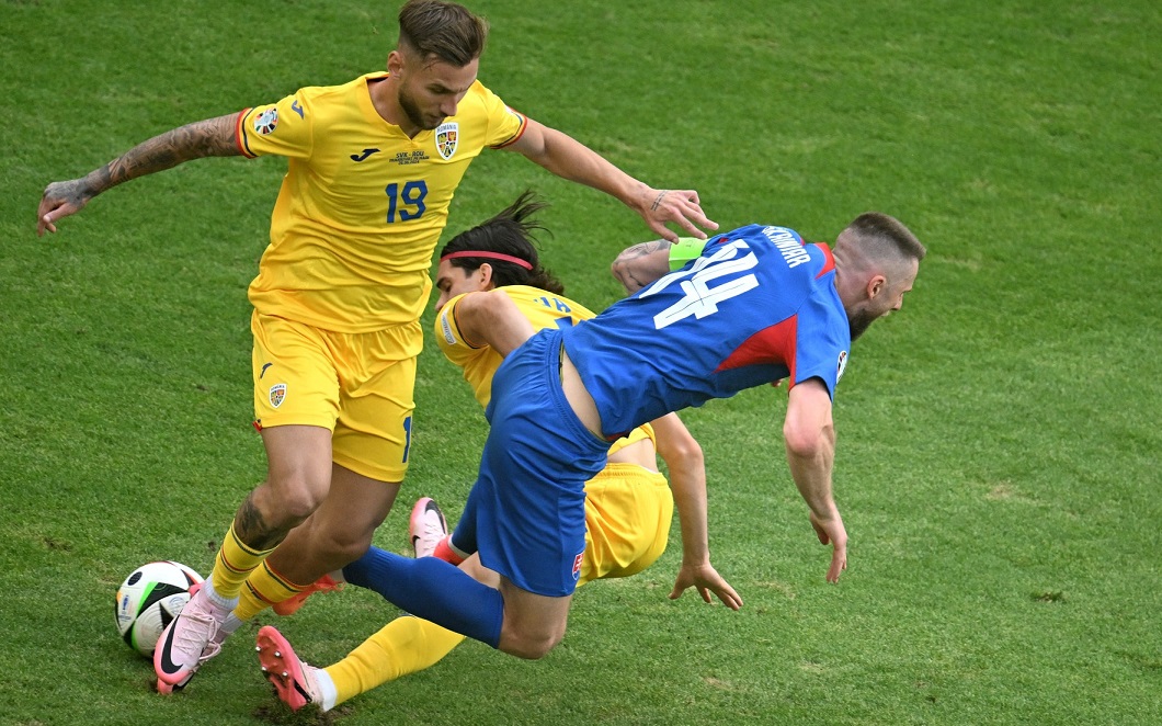 Slovacia - România 1-0. Duda a deschis scorul. Eroare în careul ”Tricolorilor”. Rațiu și Ianis, dublă ratare