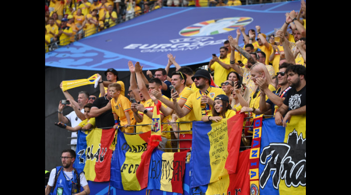 Suporterii români, la Slovacia - România / Foto: Sport Pictures